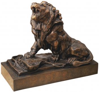 Auguste Rodin Sculpture "The Weeping Lion" | Bronze