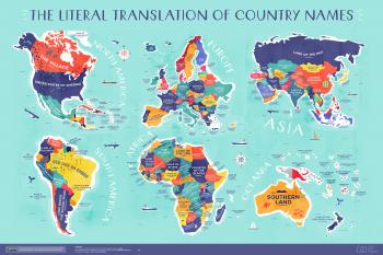 This World Map Of Literally Translated Country Names Will Amaze You
