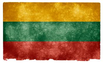Lithuania Grunge Flag