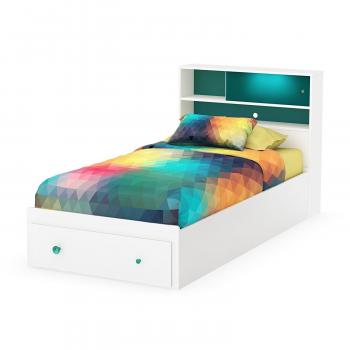 Amazon.com: South Shore Little Monsters Twin Mates Bed with 1 Drawer ...