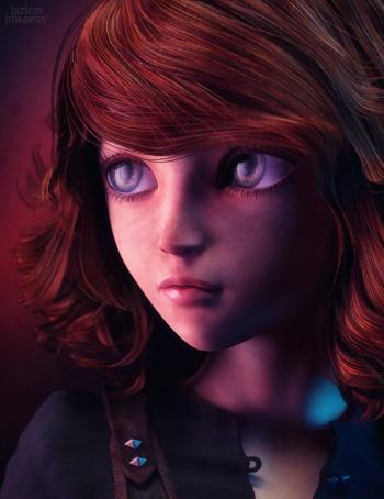 Sakura Sad Little Girl by Laticis on DeviantArt