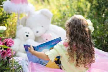 Little Girl Reading