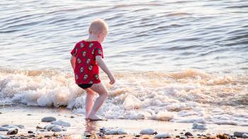 Little Kid on the Beach
