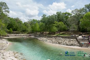 Little River Springs near Branford, FL. Suwannee County.