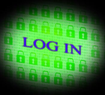 Log In Shows World Wide Web And Encryption
