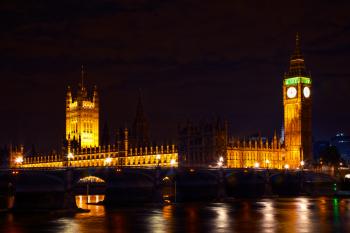 London Parliament at Night