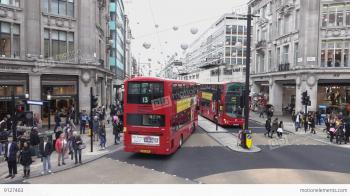 Typical London Street View - LONDON, ENGLAND Stock video footage ...
