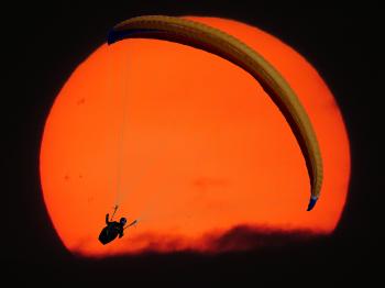 Lonely Paraglider