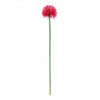 Single XL Pompom Mum Flower - Artificial Silk Flowers Long Stemmed ...