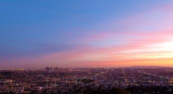 Los Angeles at twilight from Griffith Observatory