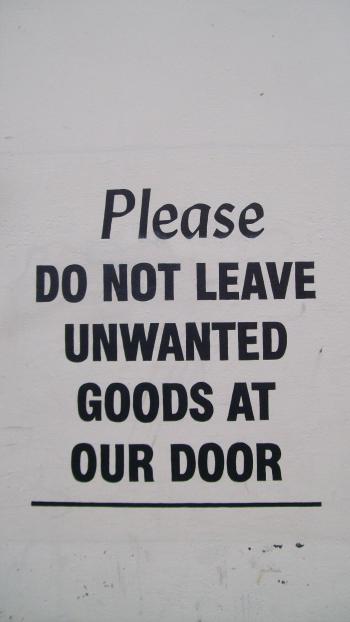 Lovely sign outside furniture shop