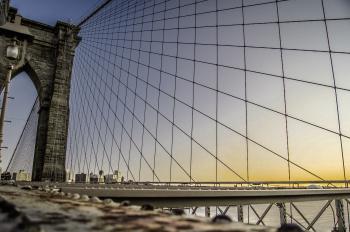 Low Angle Photography of Brooklyn Bridge
