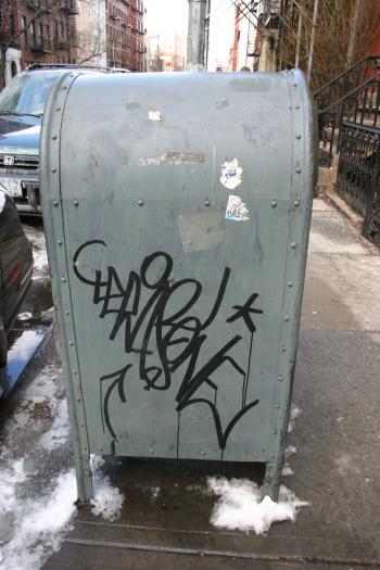Mailbox graffiti