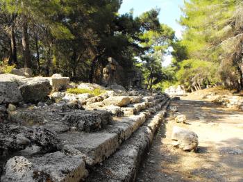 Main street in ancient Phazelis