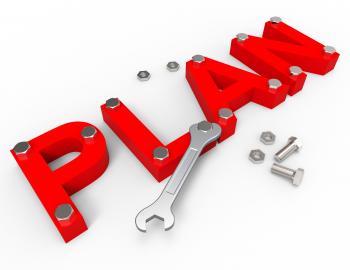 Make A Plan Shows Project Management And Enterprise