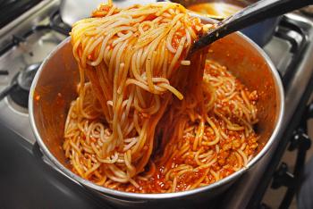 How to Make a Quick Italian Spaghetti: 9 Steps (with Pictures)
