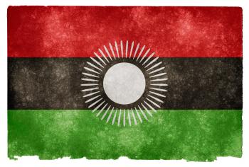 Malawi Grunge Flag