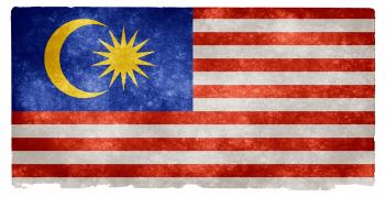 Malaysia Grunge Flag