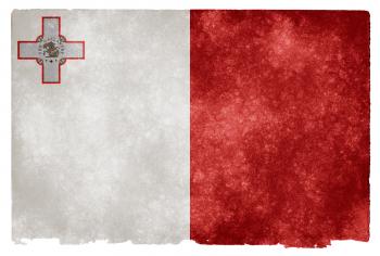 Malta Grunge Flag