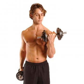 Buy CAP Barbell 40-pound Adjustable Dumbbell Set with Case Online at ...