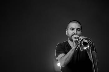Man Playing Trumpet