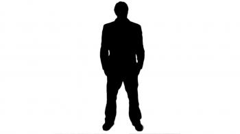 Relaxing man silhouette - 1080p Motion Background - Videoblocks