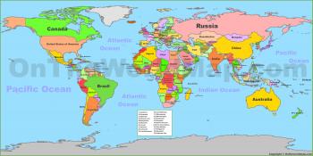 World Maps | Maps of all countries, cities and regions of The World