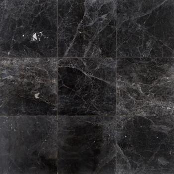 FREE Samples: Troya Marble Tile Sirius Black / 18"x18" / Polished