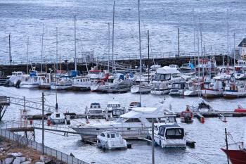 Free Images : sea, outdoor, mountain, cold, winter, dock, cloud, sky ...