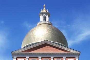 Massachusetts state house in Boston