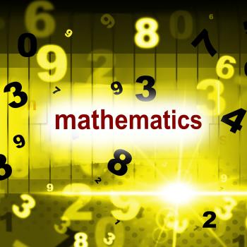 Mathematics Counting Shows One Two Three And Maths
