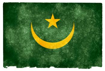 Mauritania Grunge Flag