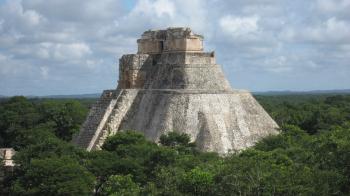 Mexico Yucatán Yukatan UXMAL Mayan Pyramid Ruins Merida Óoxmáal Maya ...