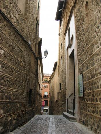 Medieval street in Toledo