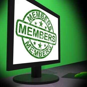 Members Computer Shows Membership Registration And Internet Subscribin