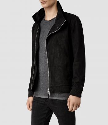 HANDMADE MENS SUEDE LEATHER JACKET, MEN BLACK LEATHER JACKET ...