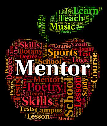 Mentor Word Represents Text Counsellors And Confidants