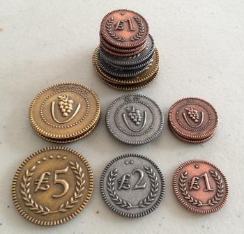 Viticulture Metal Coins - Board Games