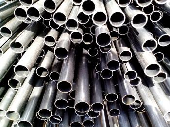 Free picture: new, metal, round, pipes