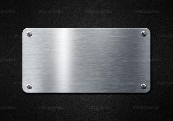 Blank metal plate - Metal Graphics