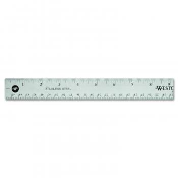 Amazon.com : Westcott 18" Stainless Steel Office Ruler With Non Slip ...