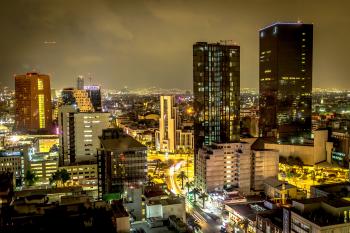 Mexiko-Stadt bei Nacht
