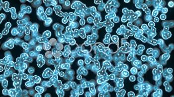 Microbiology, cells viruses or bacteria, plancton ~ Video #26533315