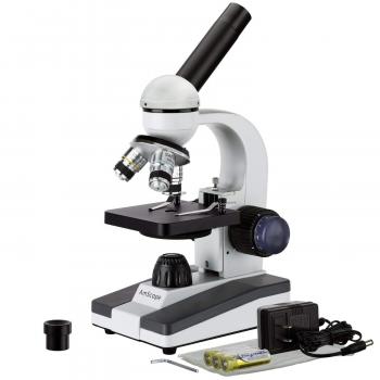 Amazon.com: AmScope M150C-I 40X-1000X All-Metal Optical Glass Lenses ...