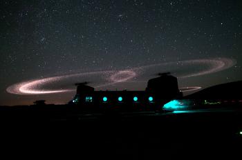 Military Chinook Helicopter