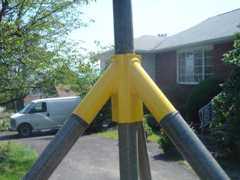 Antenna Tower Aluminum Tripod Base For Use With Military 48" Mast ...
