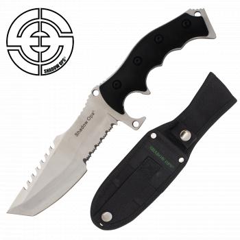 11 inch Shadow Ops Military Combat Knife CLD157 (Silver Blade ...