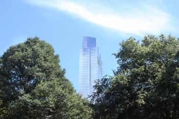 Millenium tower building in Boston