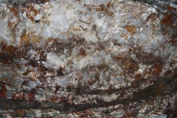 White Quartz Rock Texture with Hematite Iron Rust Stains Picture ...