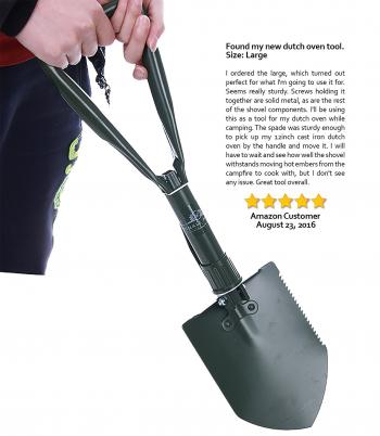 Amazon.com : Off Road Shovel Camping Military- Loop Handle Knife ...